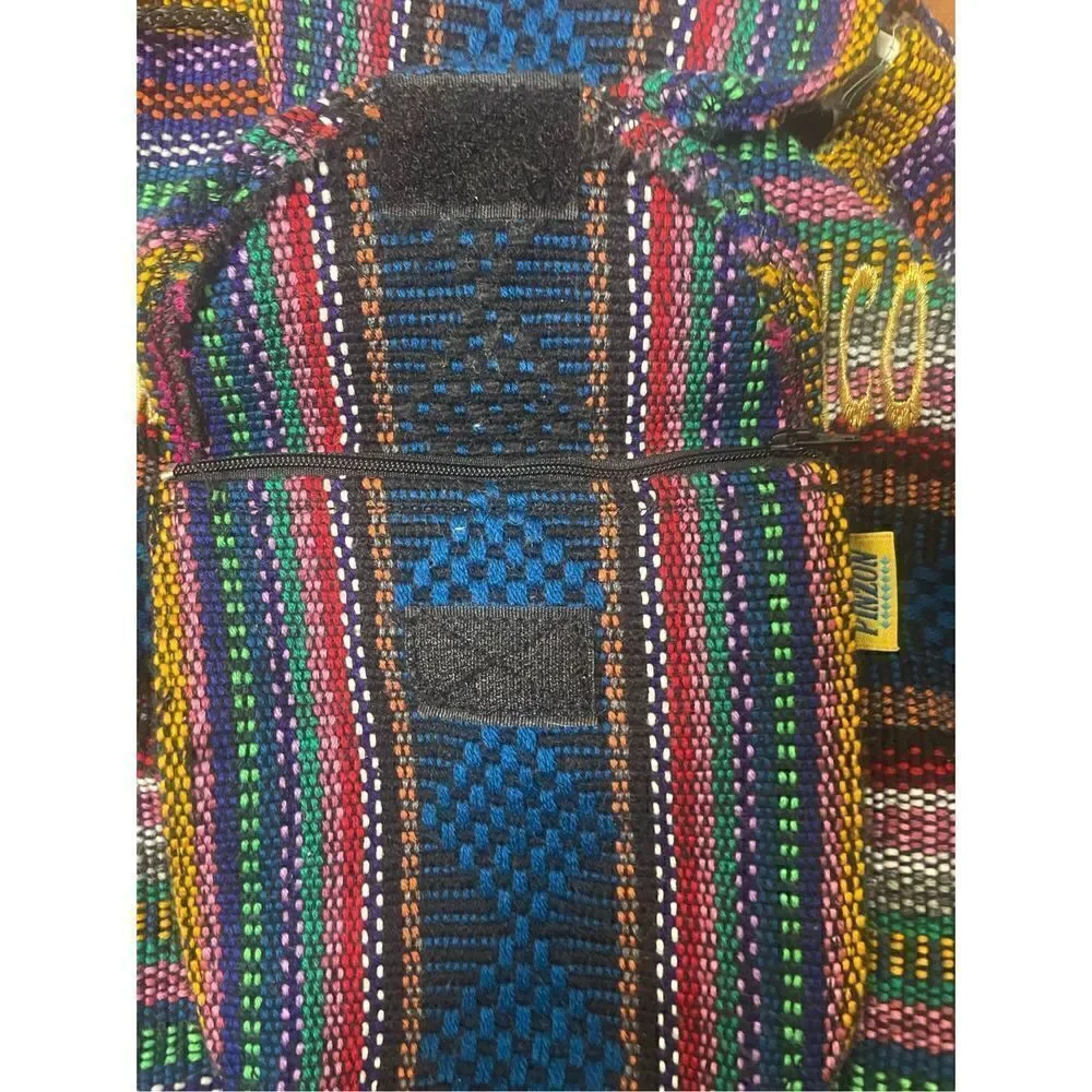 Cabo San Lucas Mexico Artesian Woven Mini Travel Backpack